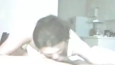 Indian Hiclass Busty Aunty's blowjob Scene