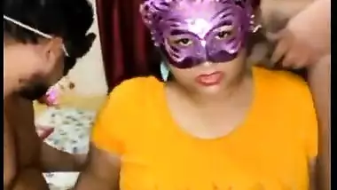 DESI BIGBOOBS GIRL PLAYING 2 IN 1 GAME WITH BESTIES