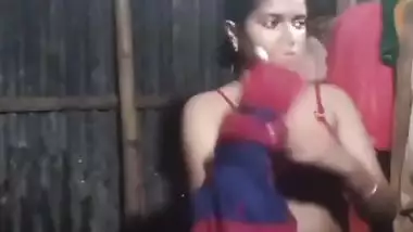 Today Exclusive- Desi Village Girl Showing Her Boobs And Pussy To Lover Part 5