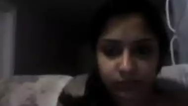 Teasing her hubby who is filming her naked