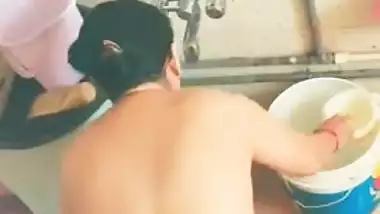 Desi bhabi after fuck bath