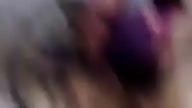 Horny Girl Pressing Her Own Boobs