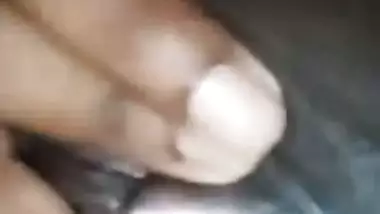 Village girl at night on video call shows nude body