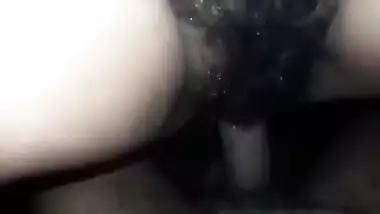 Desi wife hairy pussy hard fucking and cumshot with audio Part 2
