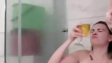 A girls gotta Pee and a girls gotta drink