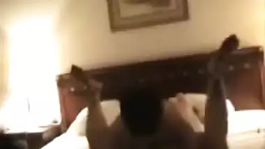 Hot Saudi couple enjoying sex on their...