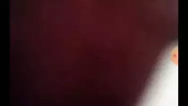 Tight pink pussy and round boobs showing GF video call