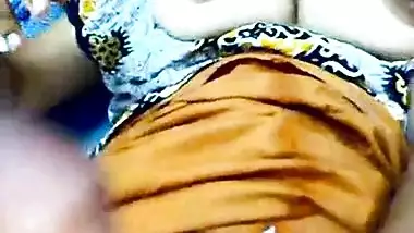 Kerala Booby girl lets her boyfriend play with boobs