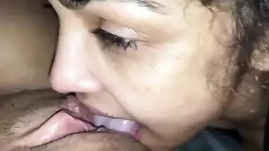 LESBIAN CUTE GIRL EATING OUT HER GF’S PUSSY