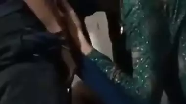 Village girl’s first blowjob MMS with her horny cousin