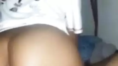 Young Beauty Girl Riding on BF dick